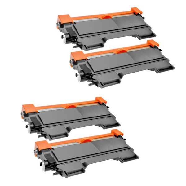 Pack 4 Cartuchos Toner Brother TN2220 TN2010 Compatible 
