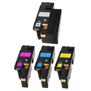 Pack 4 Toners Dell C1660W Compatibles 