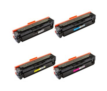 Pack 4 Toner Hp CF400X CF401X CF402X CF403X 201X Compatible 