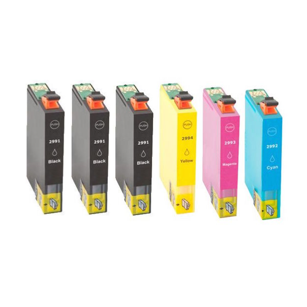 Pack 6 Cartuchos Epson 29XL Compatible
