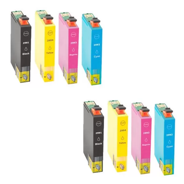 Pack 8 Cartuchos Epson 29XL Compatible