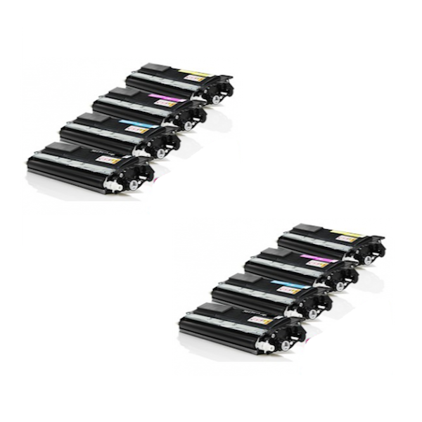 Pack 8 Cartuchos Toner Brother TN230 Compatible 