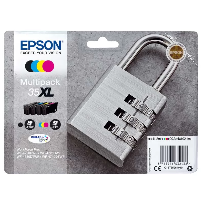 Pack Cartuchos Tinta Epson T3596 XL Original