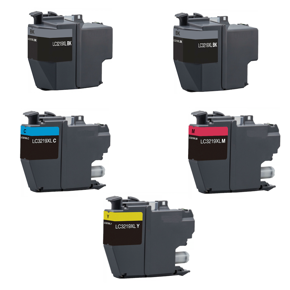 Pack 5 Cartuchos Tinta Brother LC3219XL Compatible 