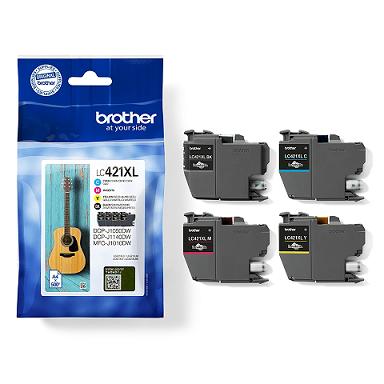 Pack 4 Cartuchos Brother LC421XL Originales