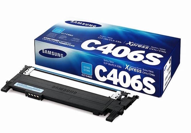 Toner Samsung CLT-C406S Cian Original 