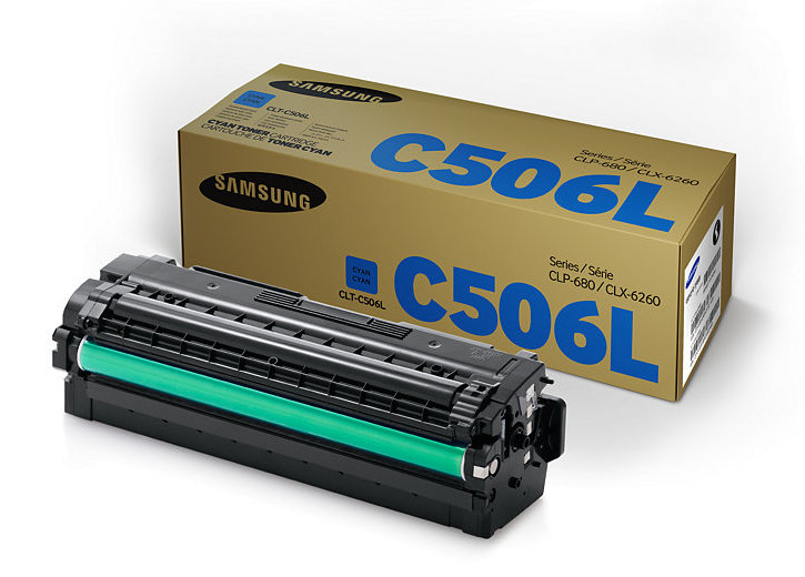 Toner Samsung CLT-C506L Cian Original 