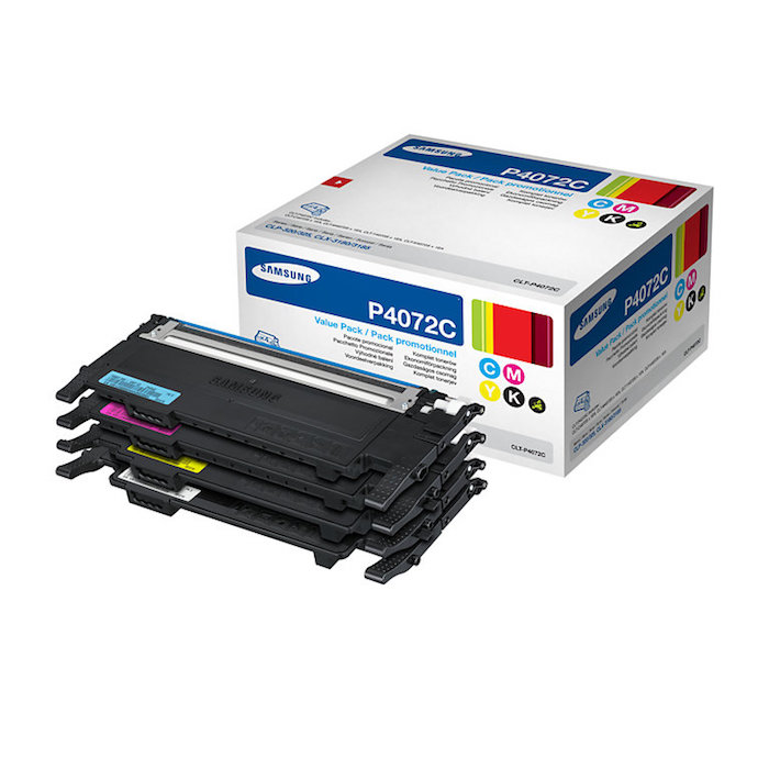 Pack 4 Toner Samsung CLT-P4072C Color Original 