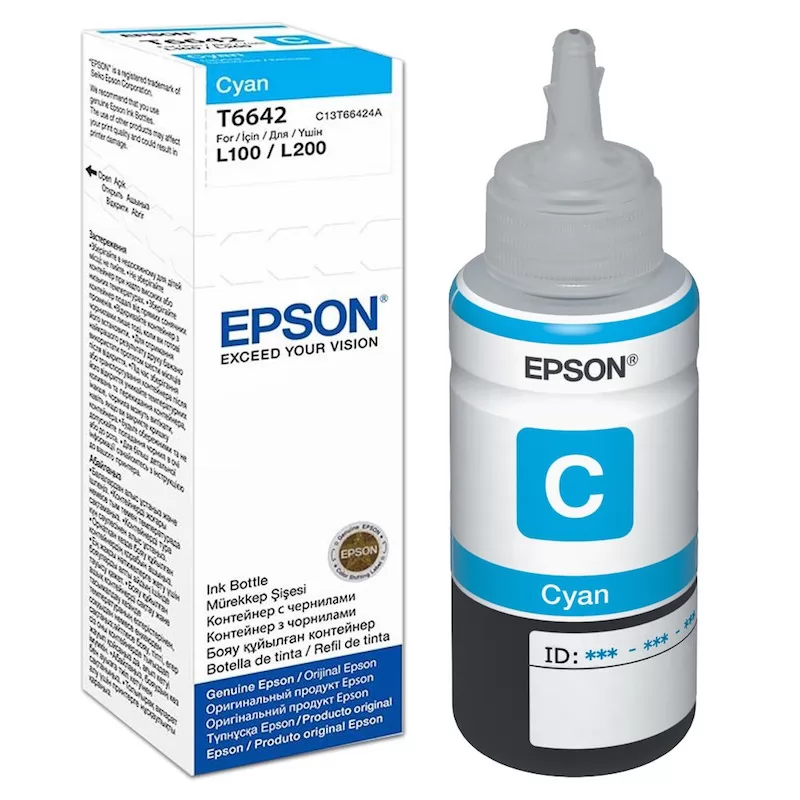 Cartucho Tinta Epson T6642 / C13T664240 Cian Original