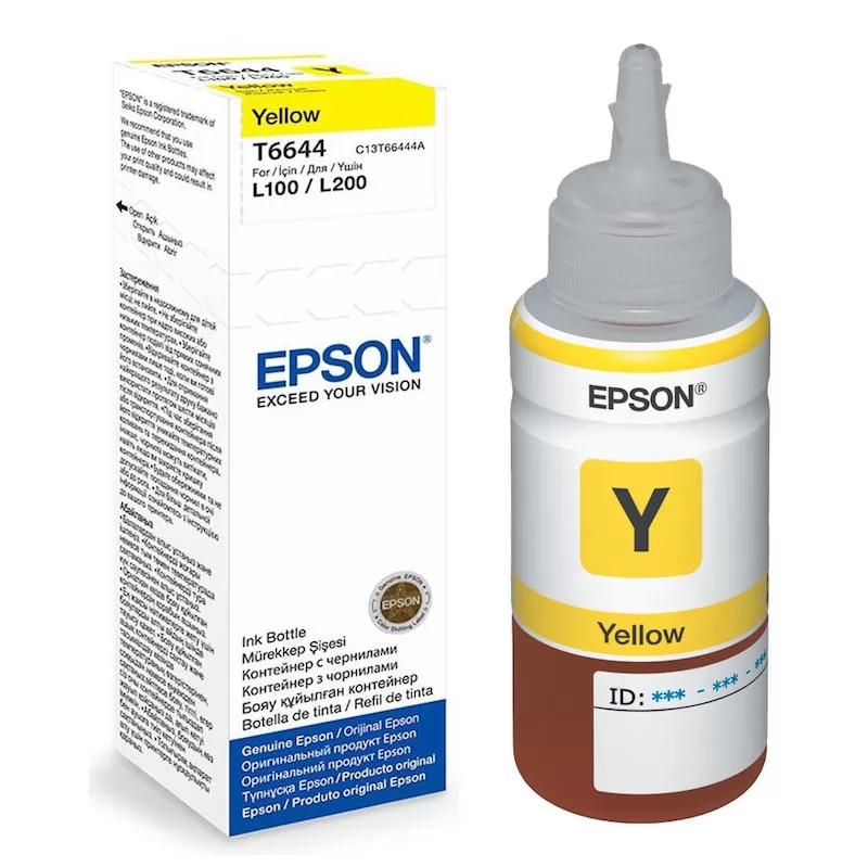 Cartucho Tinta Epson T6644 / C13T664440 Amarillo Original