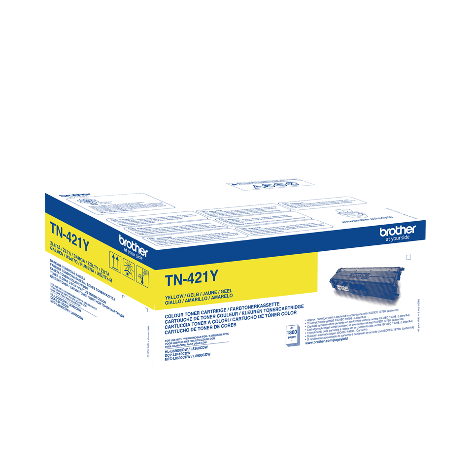 Cartucho Toner Brother TN421Y Amarillo Original 