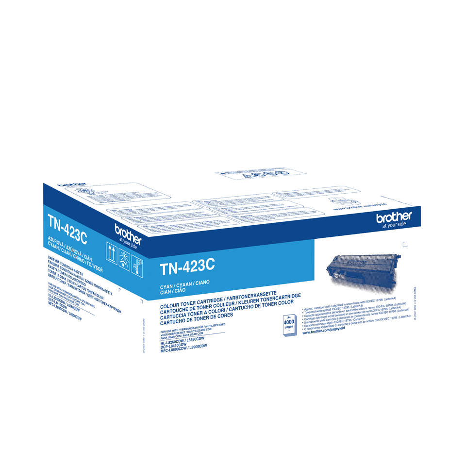 Cartucho Toner Brother TN423C Cian Original 