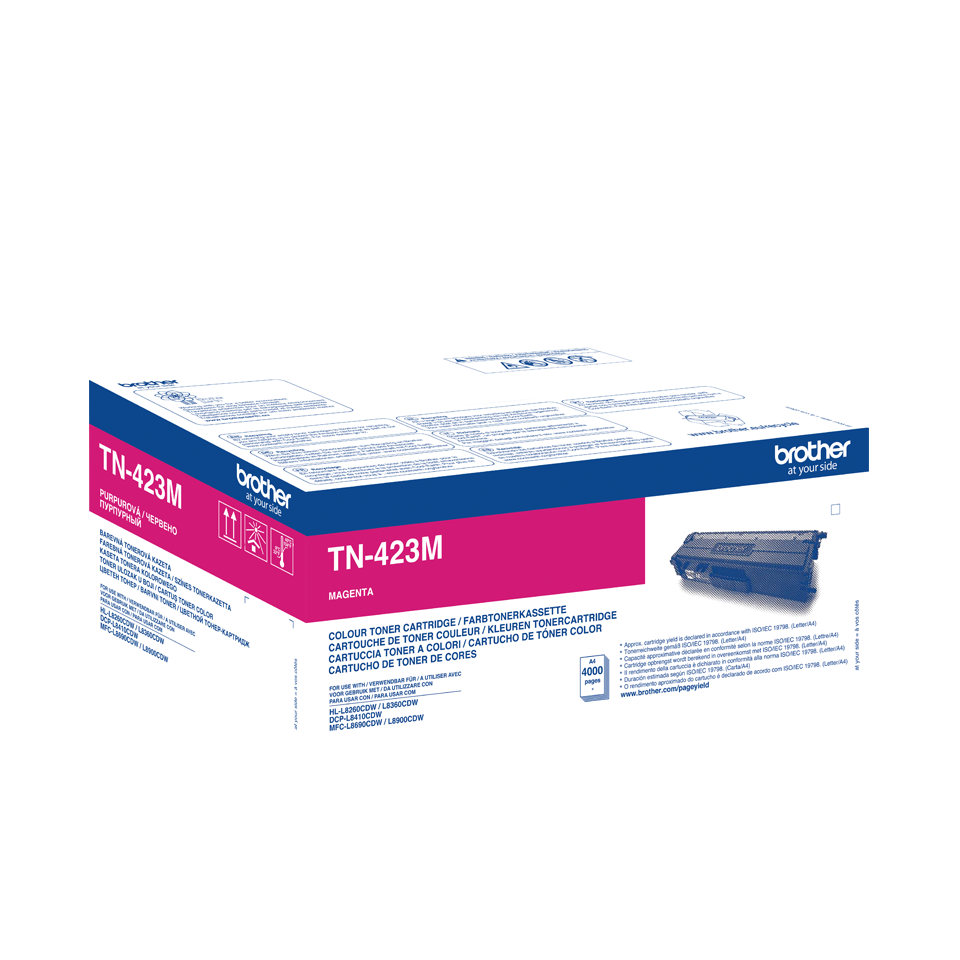 Cartucho Toner Brother TN423M Magenta Original 