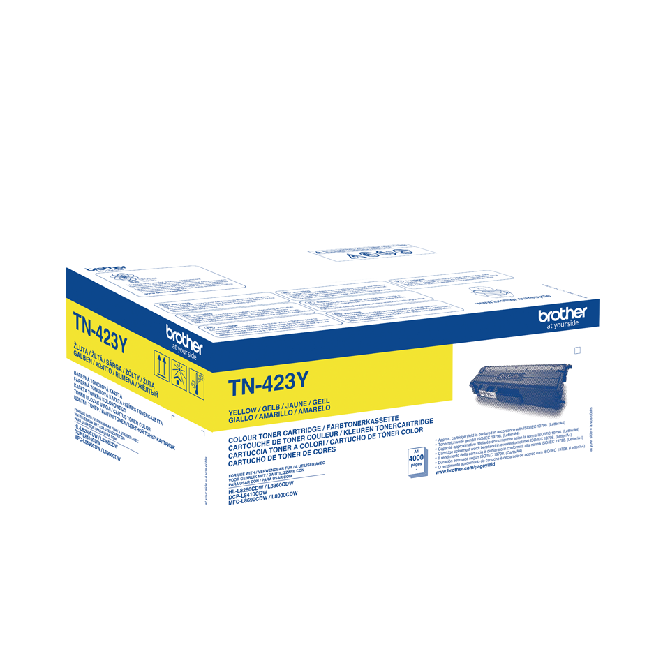 Cartucho Toner Brother TN423Y Amarillo Original 