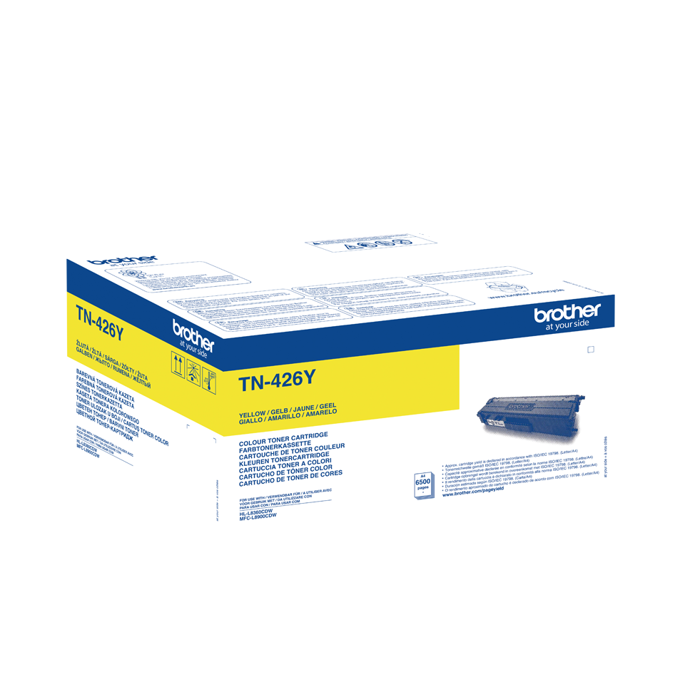 Cartucho Toner Brother TN426Y Amarillo Original 