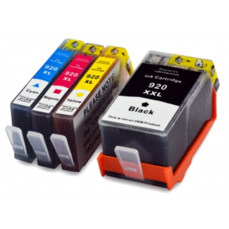 Pack 4 Cartuchos Hp 920XL Tinta Compatible 